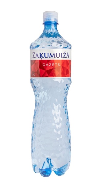 Gāzēts dzeramais ūdens, 1.5 L (min. pasūtījuma daudzums 6 vienības)